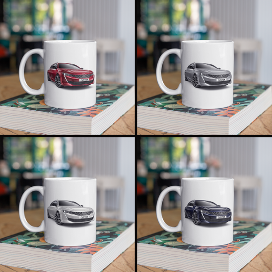 Personalised Peugeot 508 SW GT Premium Mug