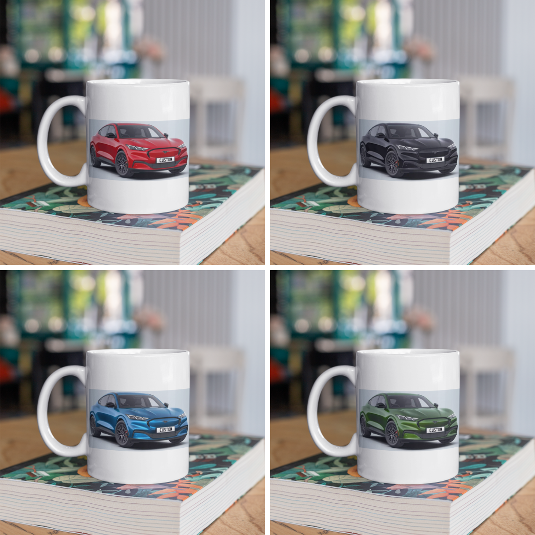Personalised Ford Mustang Mach-E Premium Mug