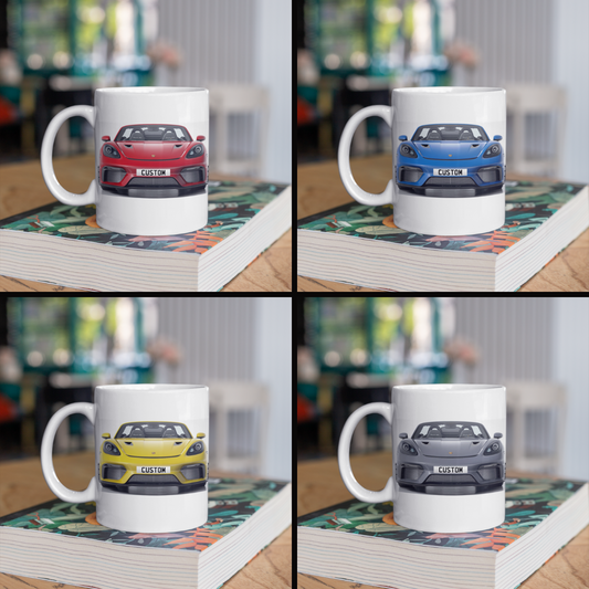 Personalised Porsche 718 Spyder RS Mug