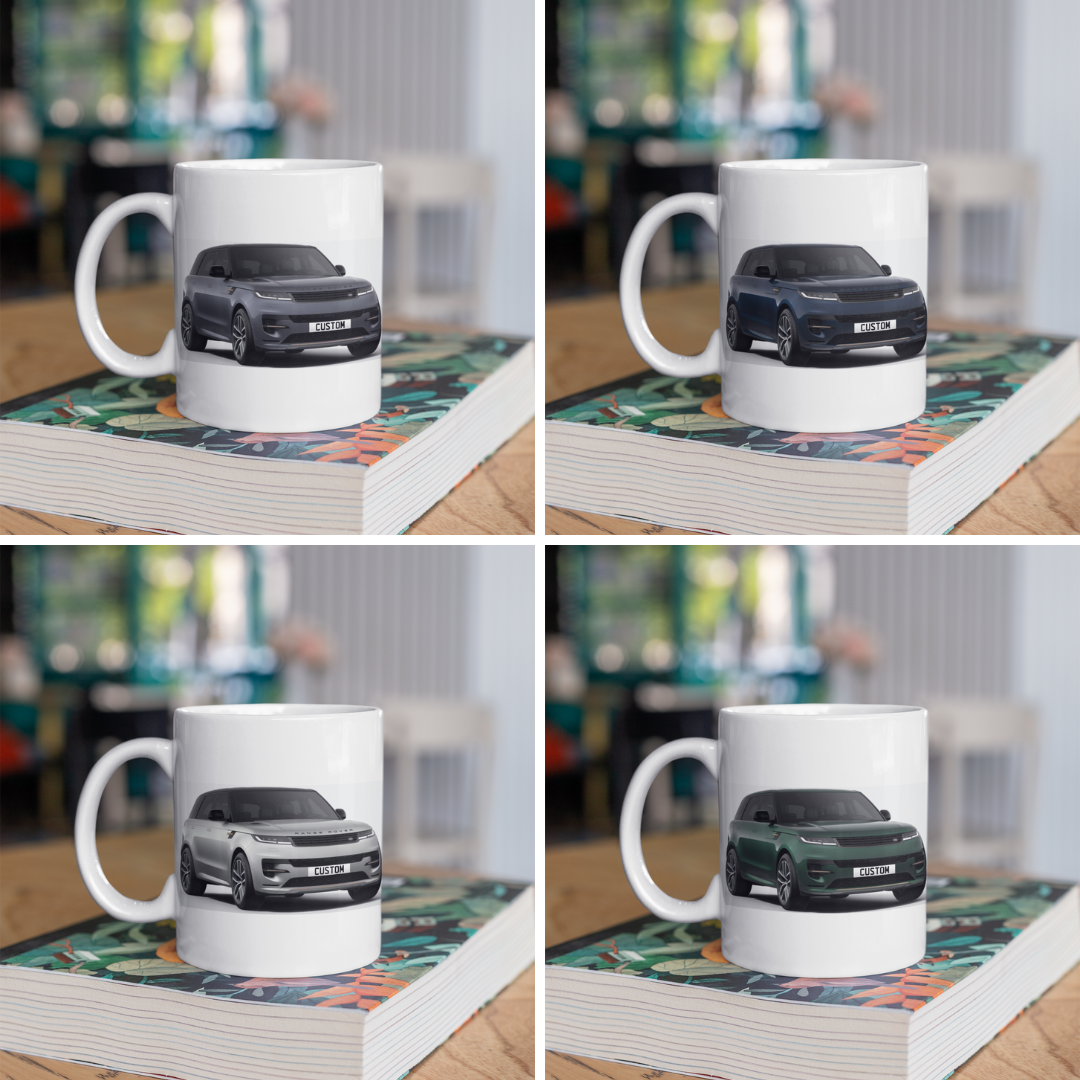 Personalised Land Rover Range Rover Sport Autobiography Mug
