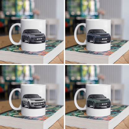 Personalised Land Rover Range Rover Sport Autobiography Mug