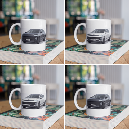 Personalised Hyundai IONIQ 9 Calligraphy Black Ink Mug