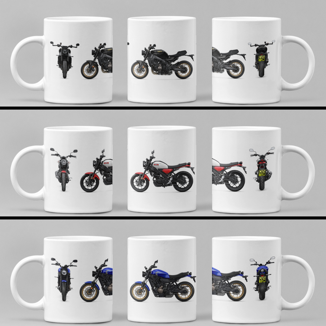 Personalised Yamaha Sport Heritage Motorcycle Mug - Model Choice
