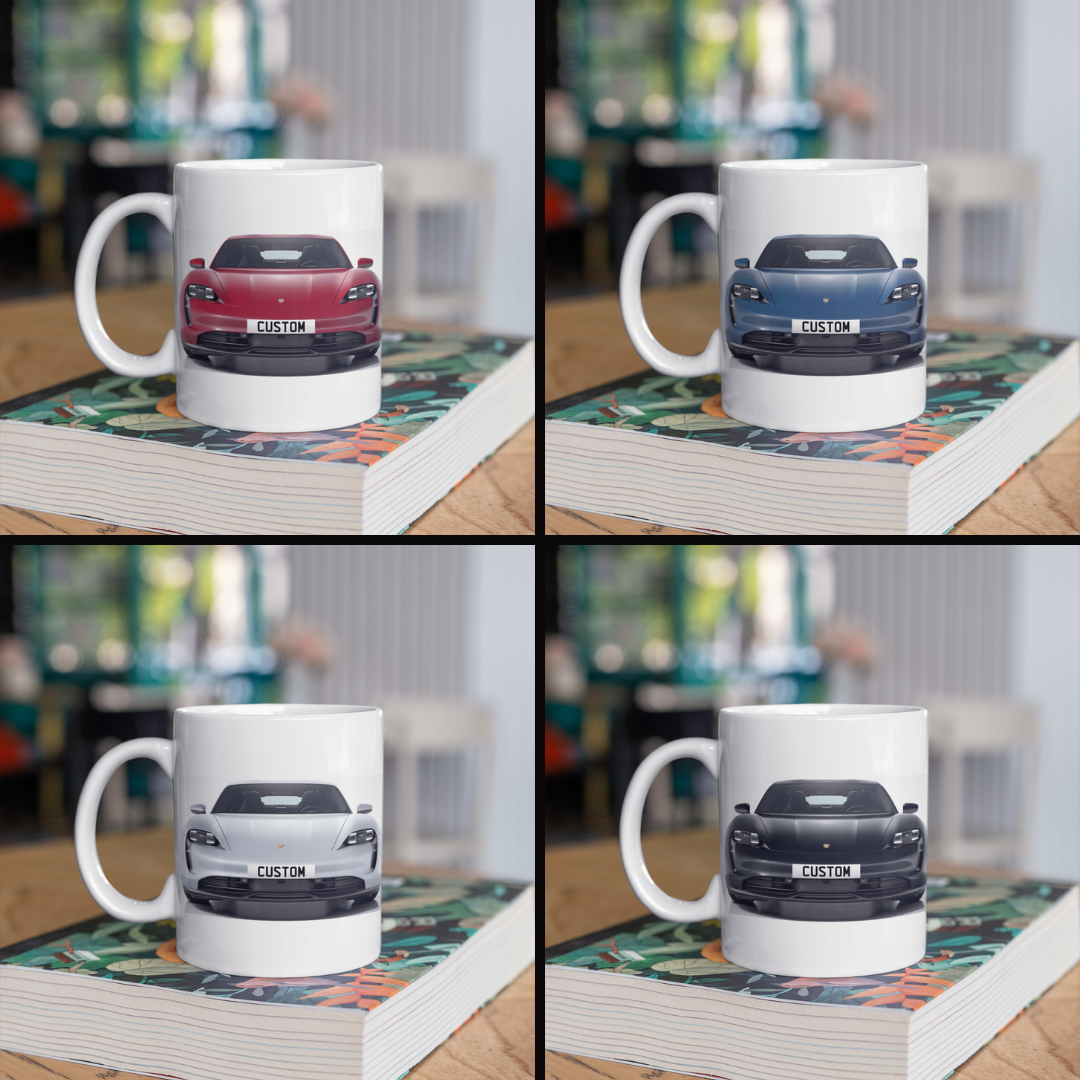 Personalised Porsche Taycan 4S Mug