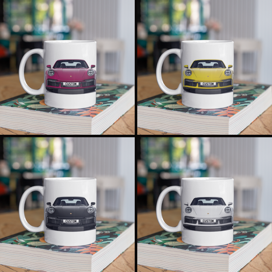 Personalised Porsche 911 Turbo Mug