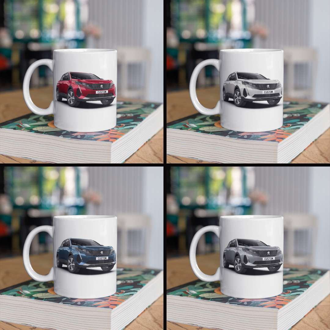 Personalised Peugeot 3008 Active Premium+ Mug