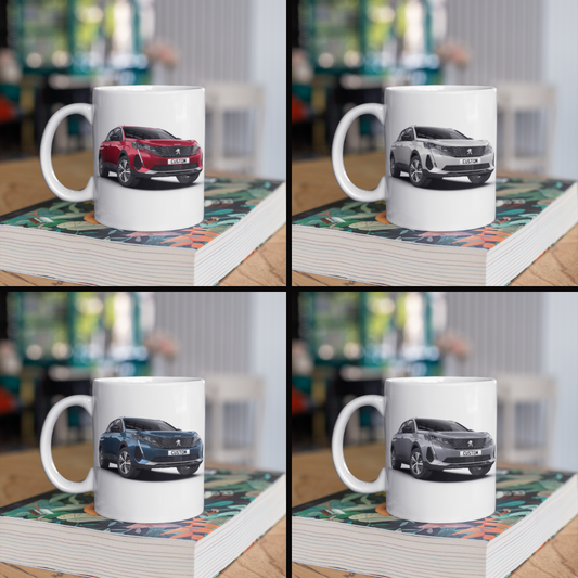 Personalised Peugeot 3008 Active Premium+ Mug