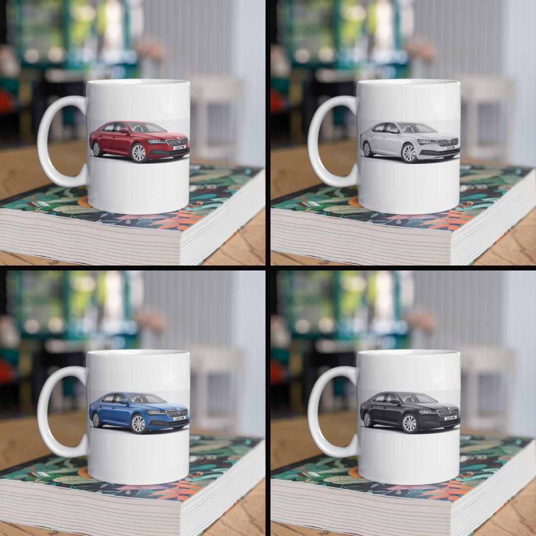 Personalised Skoda Superb SE Mug