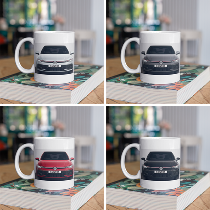Personalised Volkswagen Golf GTI Mug