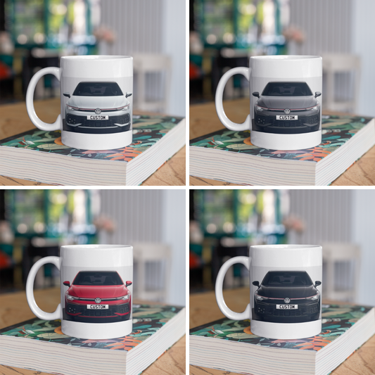 Personalised Volkswagen Golf GTI Mug