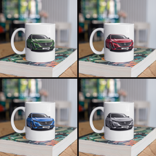 Personalised Peugeot 308 GT Mug