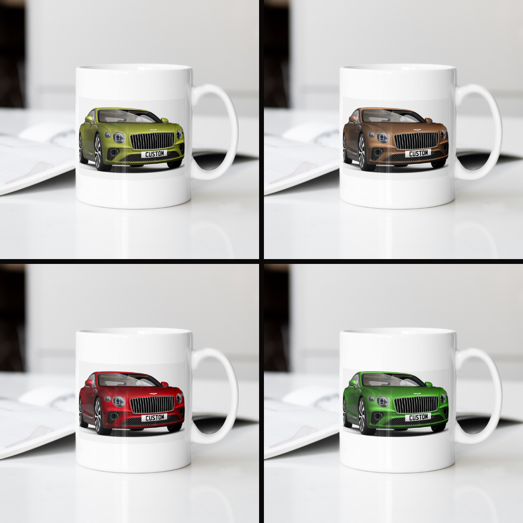 Personalised Bentley Continental GT Azure Mug