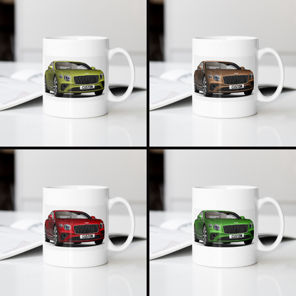 Personalised Bentley Continental GT Azure Mug