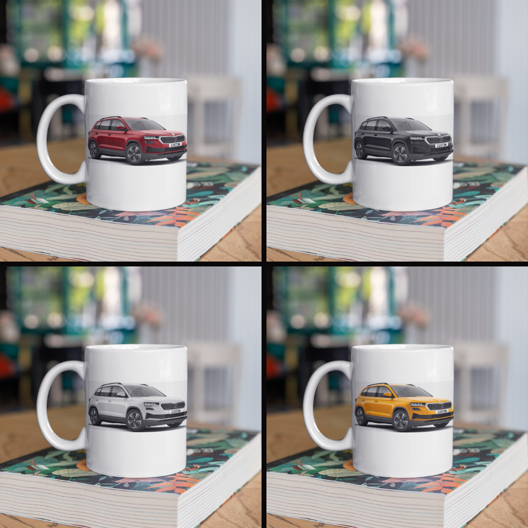 Personalised Skoda Karoq SE Drive Mug