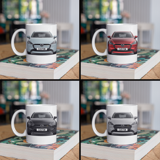 Personalised Mazda 2 Exclusive Line Mug