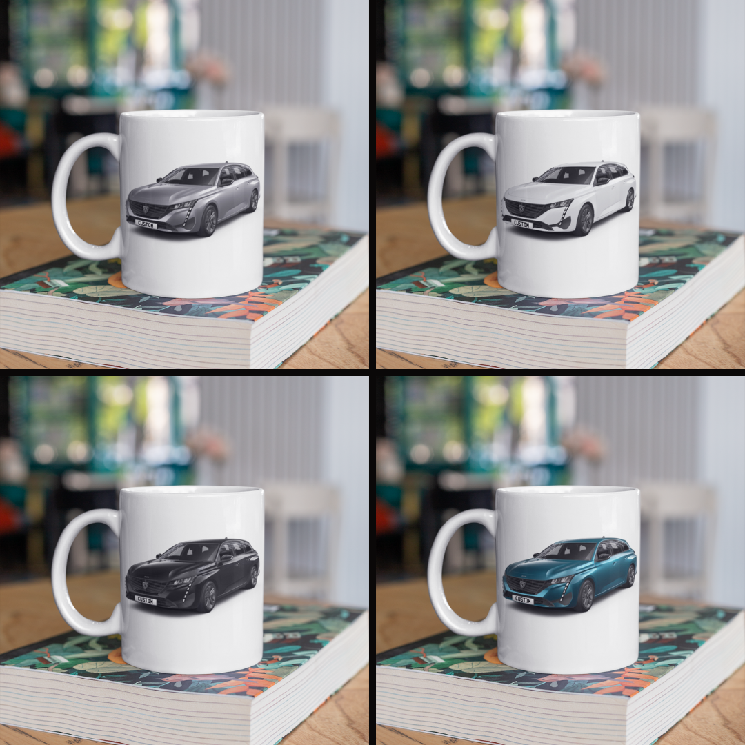 Personalised Peugeot 308 SW Active Premium Mug