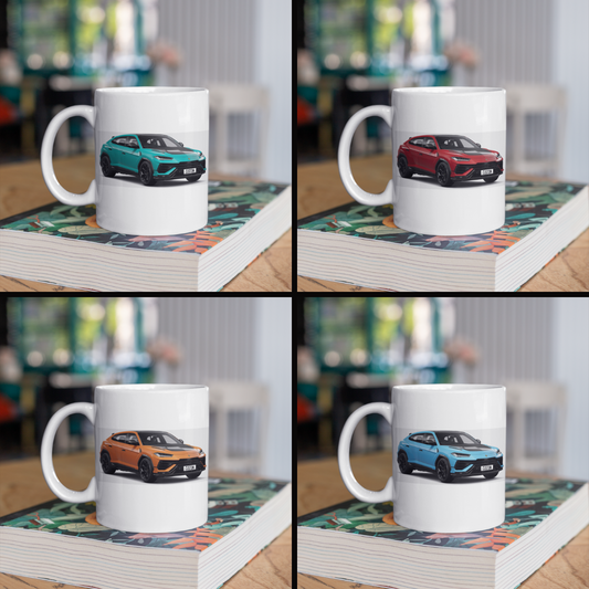 Personalised Lamborghini Urus Performante Mug