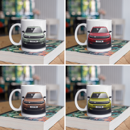 Personalised Fiat Grande Panda Pop Mug