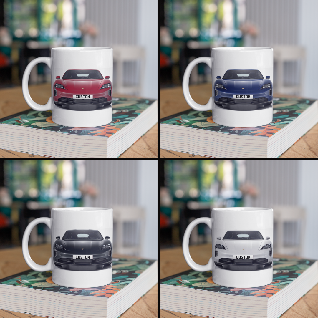 Personalised Porsche Taycan GTS Mug