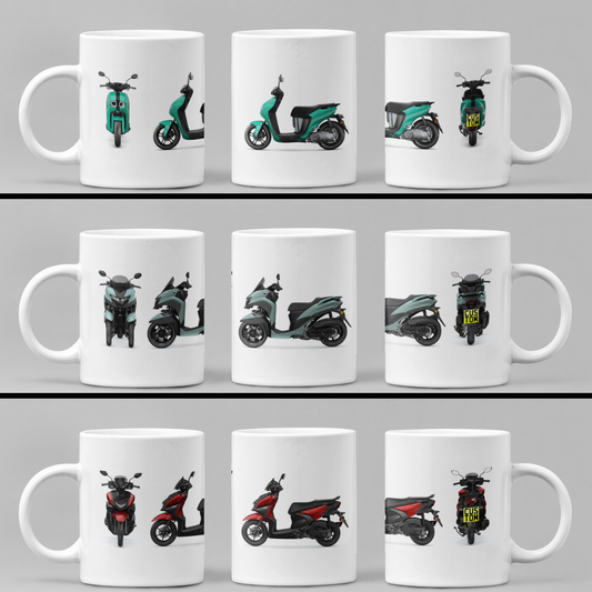 Personalised Yamaha Urban Mobility Motorcycle Mug - Model Choice