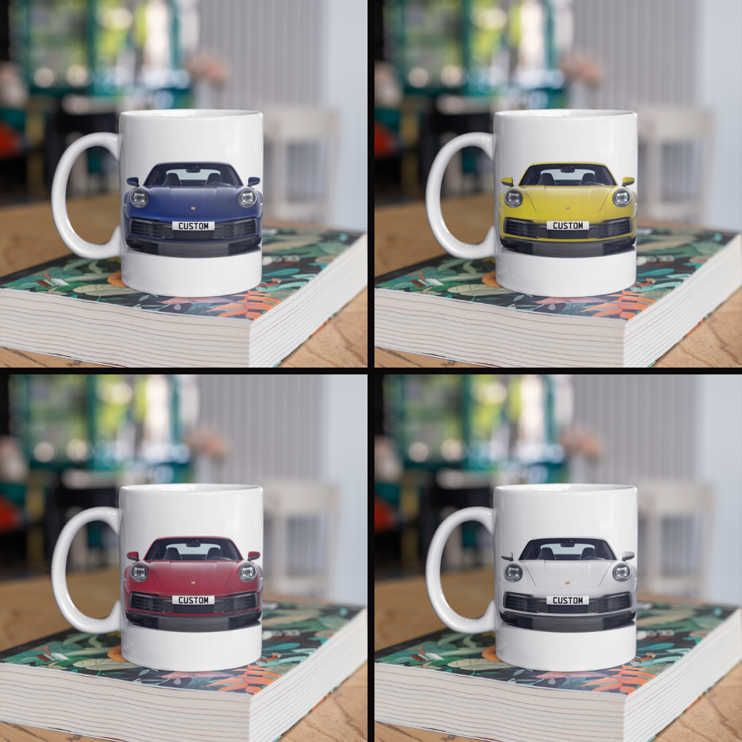 Personalised Porsche 911 Carrera 4S Cabriolet Mug