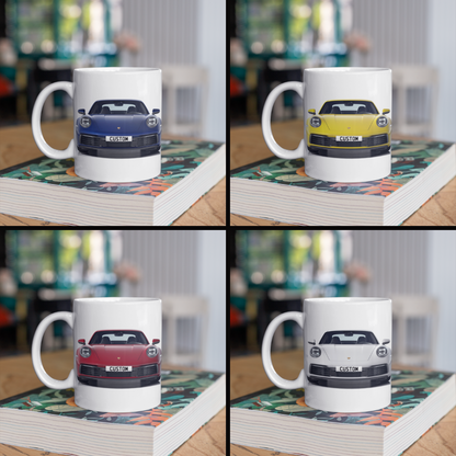 Personalised Porsche 911 Carrera 4S Cabriolet Mug