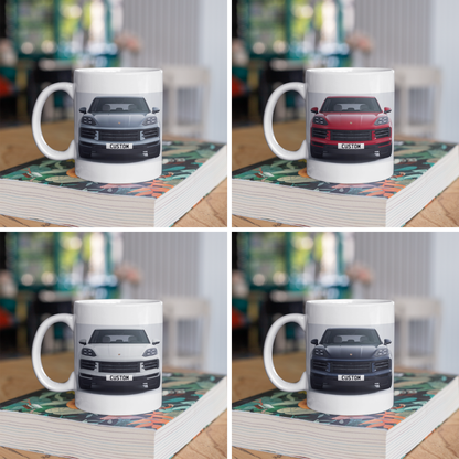 Personalised Porsche Cayenne E-Hybrid Mug