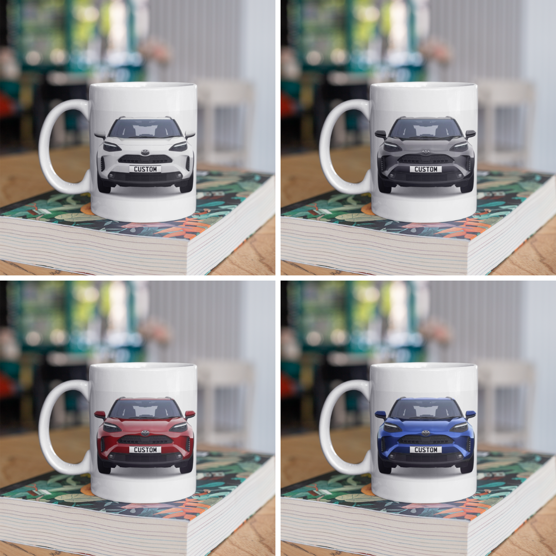 Personalised Toyota Yaris Cross Design Mug