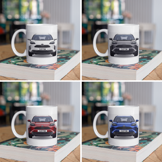 Personalised Toyota Yaris Cross Design Mug