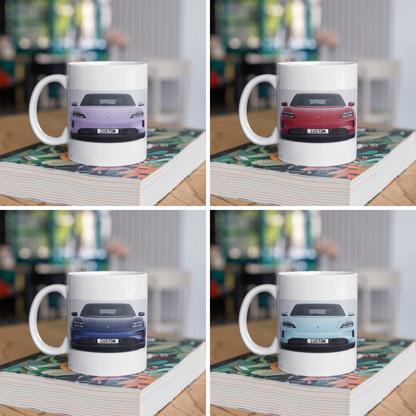 Personalised Porsche Taycan GTS Sport Turismo Mug