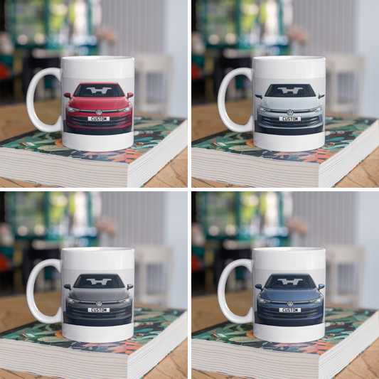 Personalised Volkswagen Golf Style Mug