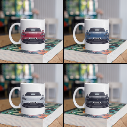 Personalised Porsche Taycan Mug