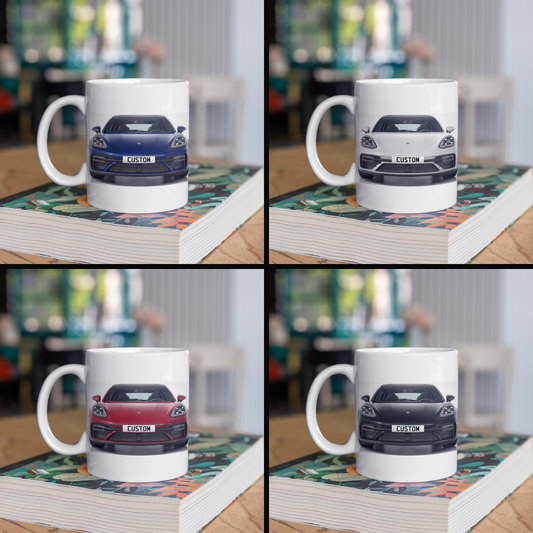 Personalised Porsche Panamera Turbo S Sport Turismo Mug