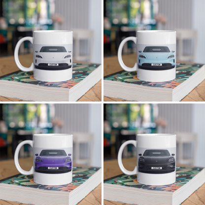 Personalised Porsche Taycan Mug