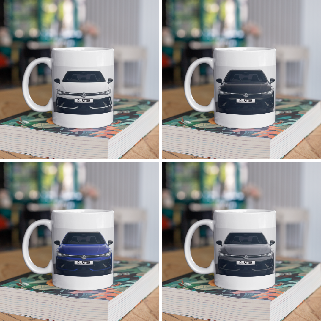 Personalised Volkswagen Golf R Black Edition Mug