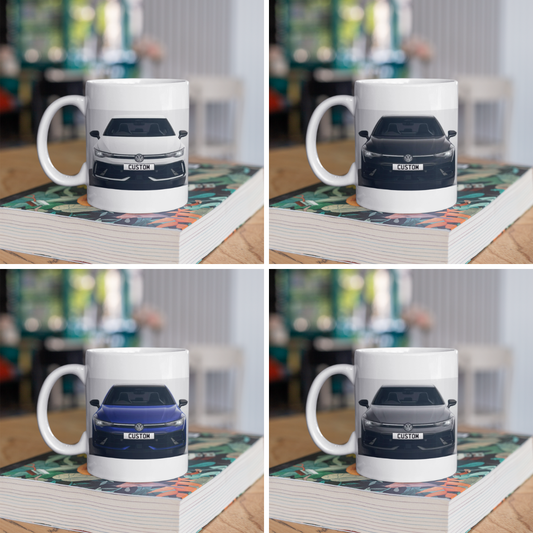 Personalised Volkswagen Golf R Black Edition Mug