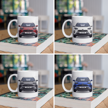 Personalised Toyota Yaris Cross Excel Mug