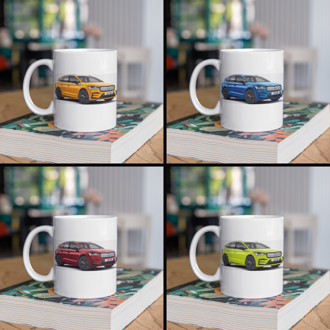 Personalised Skoda Enyaq vRS Mug