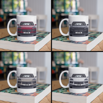 Personalised Porsche Cayenne E-Hybrid Mug