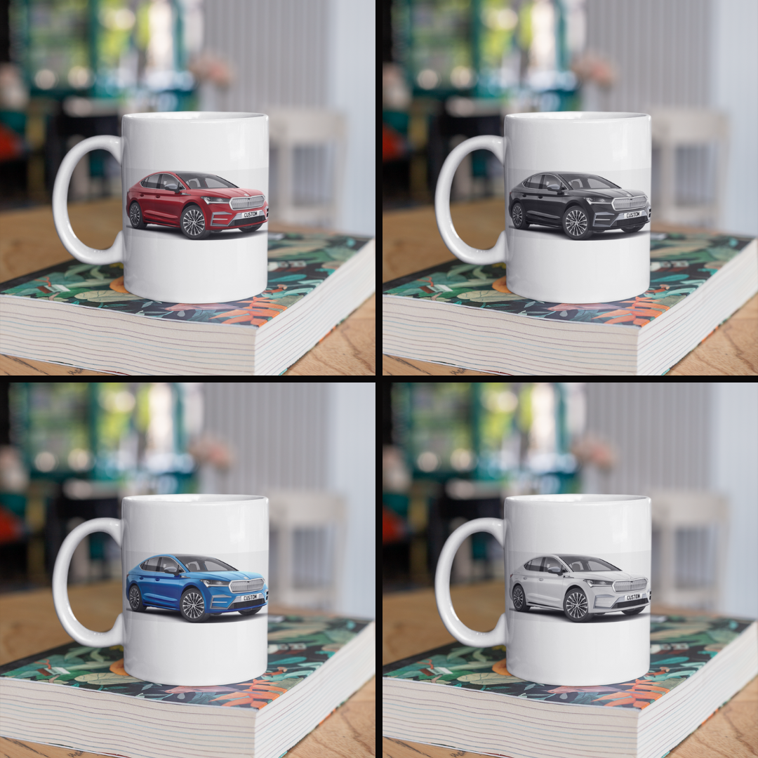 Personalised Skoda Enyaq Coupe 85 L&K Mug