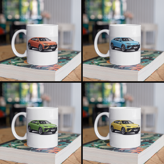 Personalised Lamborghini Urus S Mug