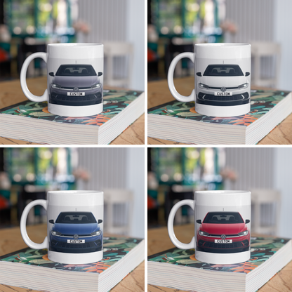 Personalised Volkswagen Polo Black Edition Mug
