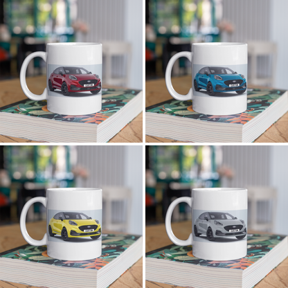 Personalised Ford Puma ST Line Black Package Mug