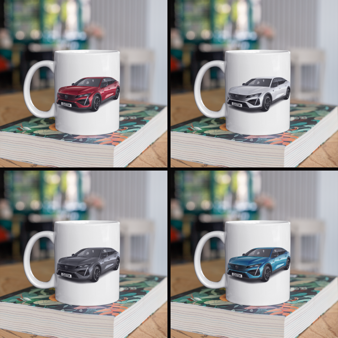 Personalised Peugeot 408 GT Mug