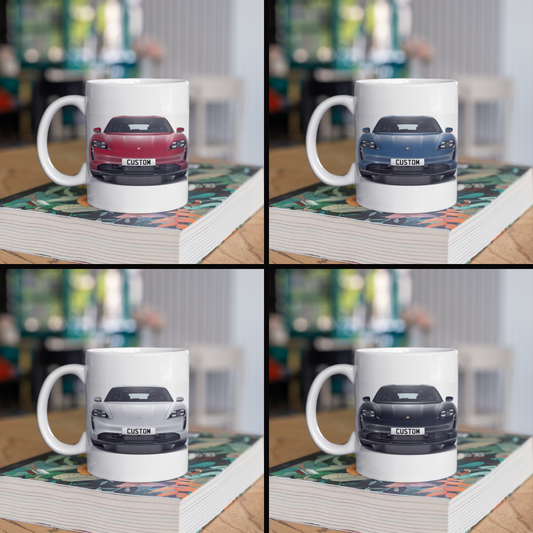 Personalised Porsche Taycan Sport Turismo Mug