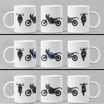 Personalised Yamaha Adventure Motorcycle Mug - Model Choice