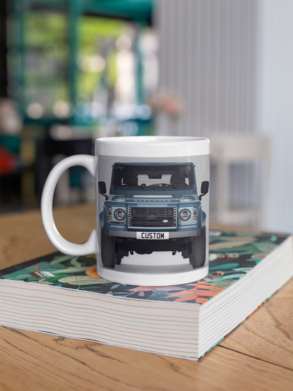 Personalised Land Rover Classic Defender 110 Mug