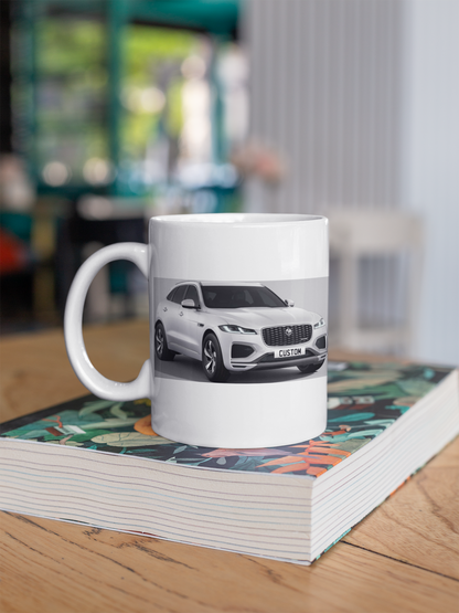 Personalised Jaguar F-Pace R Dynamic S Mug