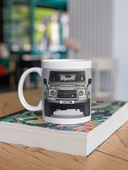 Personalised Land Rover Classic Defender 110 Mug