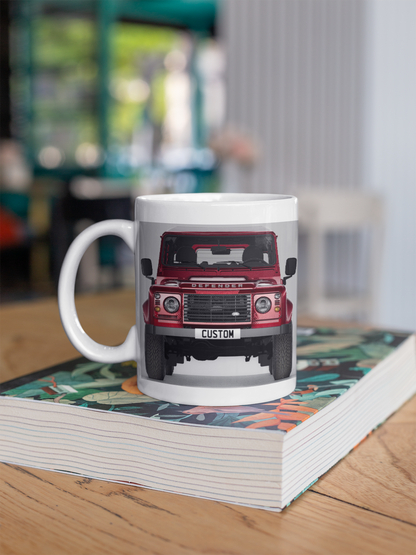 Personalised Land Rover Classic Defender 110 Mug